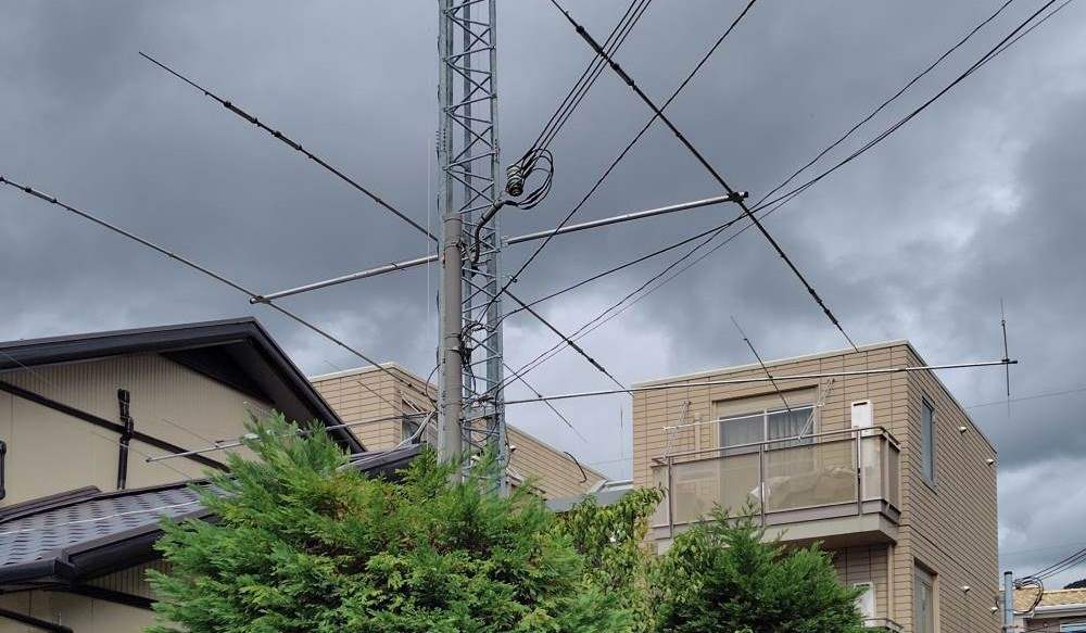 ほぼ完成した7エレアンテナ全景